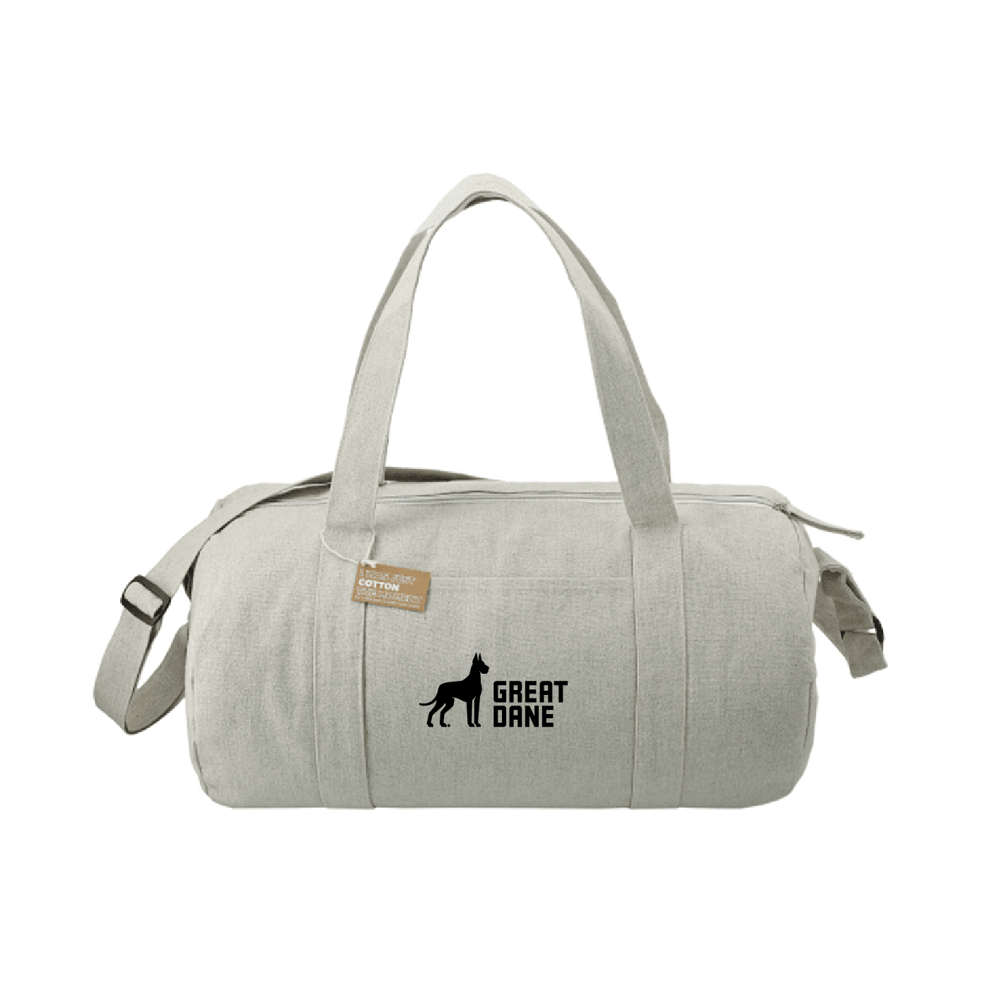 Repose 10 Oz Recycled Cotton Barrel Duffle Bag